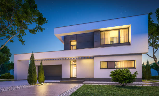 istock 3d rendering of modern cozy house 848855096
