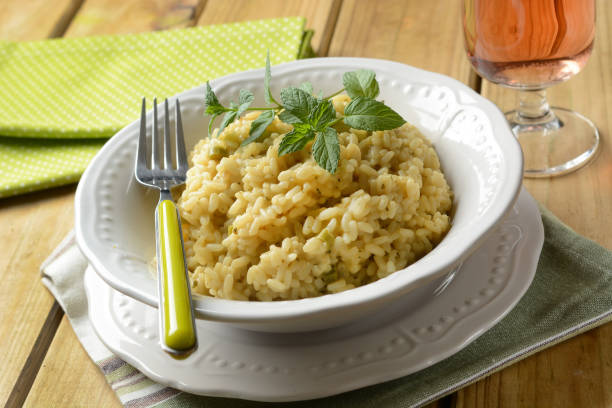 istock risotto with asparagus and mint 848857680