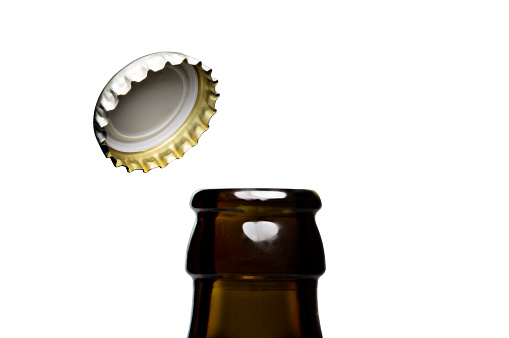 Opening of beer cap