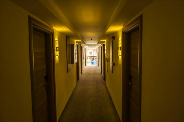 istock Beautiful luxury corridor in the hotel 848866288