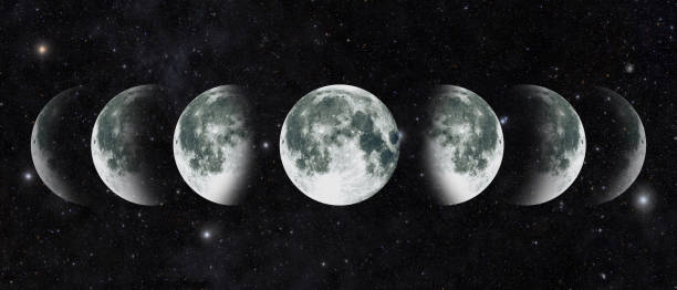 istock Moon lunar cycle in night sky. NASA. 848867554
