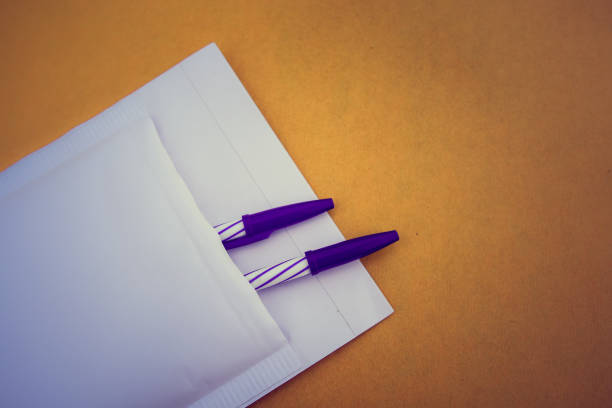 istock Pens in envelope ,Business Delivery concept. 848868010