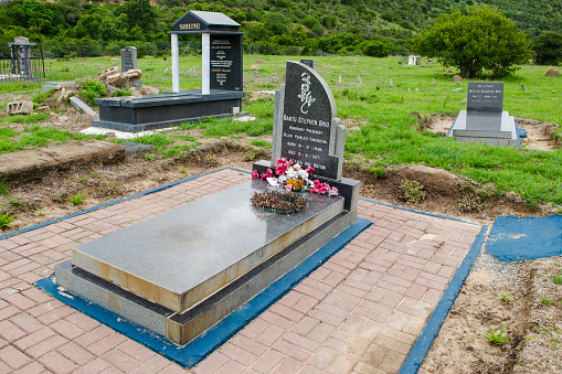 KING WILLIAM'S TOWN - EASTERN CAPE - SOUTH AFRICA, DECEMBER 14, 2016: Bantu Stephen Biko is a less known South African anti-apartheid activist. He was buried in King William's Town, Eastern Cape, South Africa