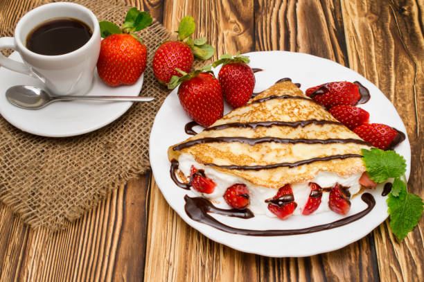 istock Crepes with Banana and strawberries 848894056