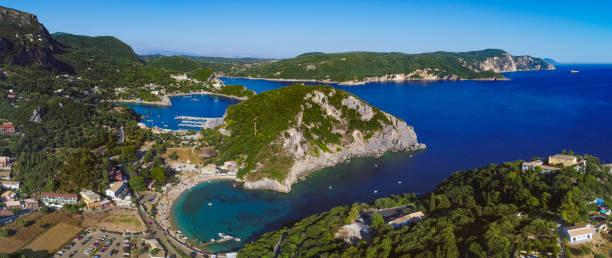 istock Corfu Paleokastritsa Aerial view 848902402