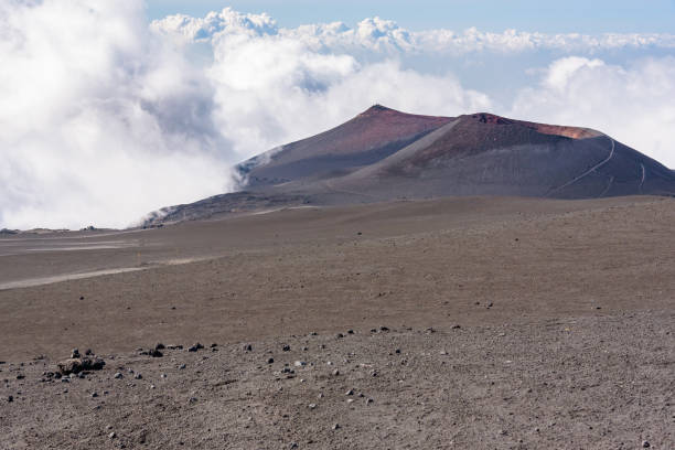 istock Amazing view of the Mount Etna craters 848905764