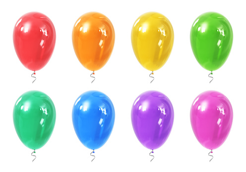 Festive balloons for birthdays and other celebration