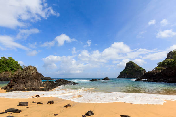 A DSLR Canon photo at Baía dos Porcos (Pigs Bay) in Fernando de Noronha tropical island, Pernambuco, Brazil.