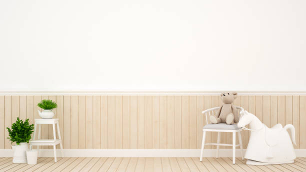istock kid room in nursery or home - interior design - 3D Rendering 848986276