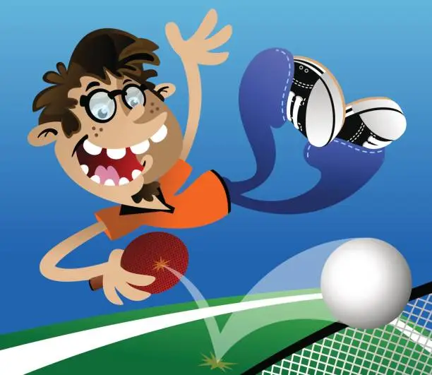 Vector illustration of Ping Pong