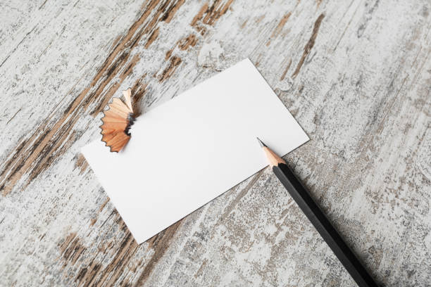istock Business card and pencil 848994908