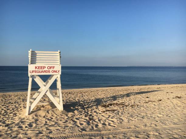 istock Lifeguard Chair at Sunken Meadow Park 849008980