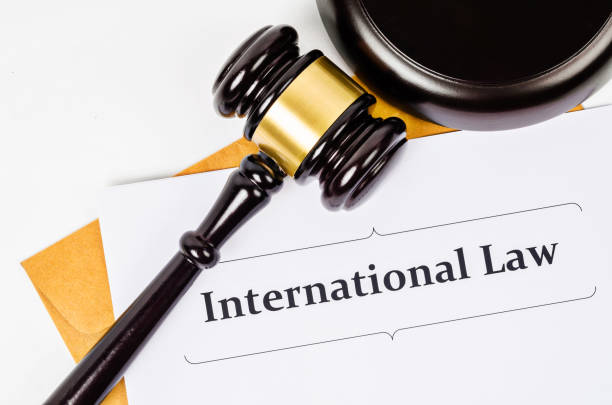 istock International law document and wooden judge 849009174