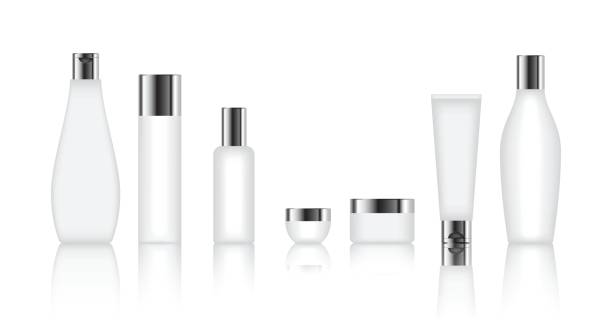 istock Cosmetic bottle set for liquid, cream, gel, lotion. 849023924