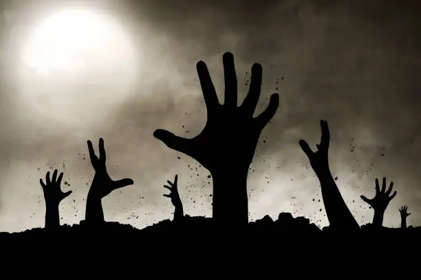 Photo of Zombies hand silhouette