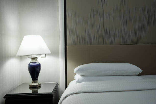 istock Elegant and comfortable bedroom interior 849049554