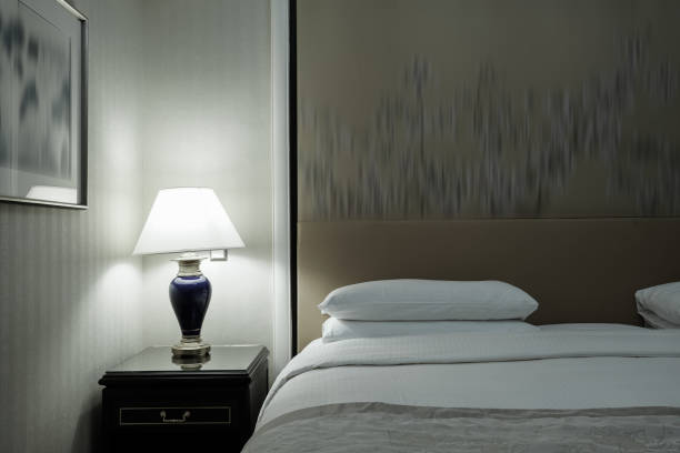istock Elegant and comfortable bedroom interior 849053512