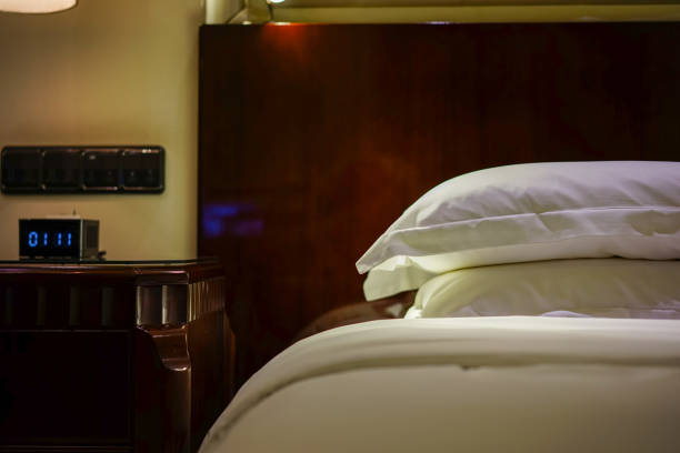 istock Elegant and comfortable bedroom interior 849066270