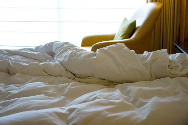 Elegant and comfortable home & hotel bedroom interior.