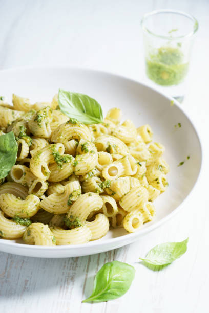 istock pasta with pesto sauce 849088550