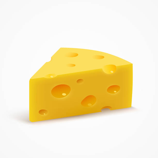 ilustrações de stock, clip art, desenhos animados e ícones de triangular piece of cheese. - parmesan cheese