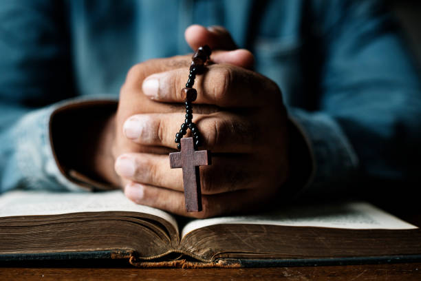istock Hands prayer faith in christianity religion 849109638