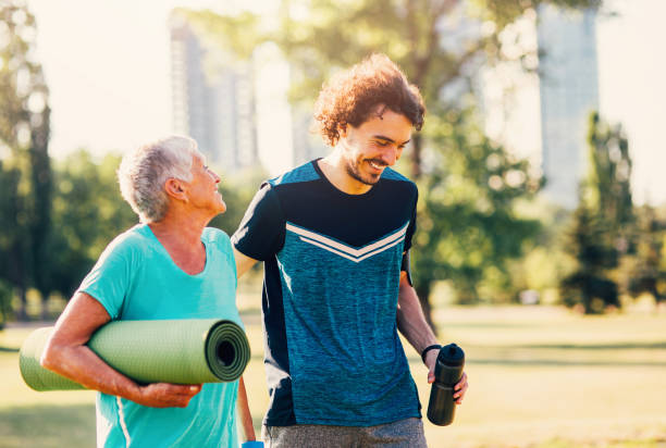 istock Satified sportspeople returning from practice 849109790