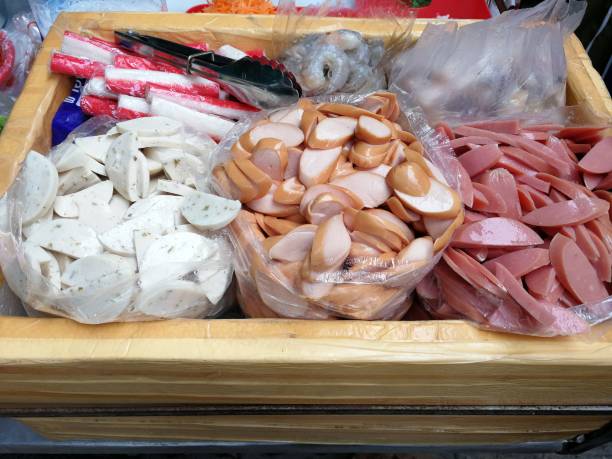 istock Processed food, sausage, fermented pork, seafood 849121858