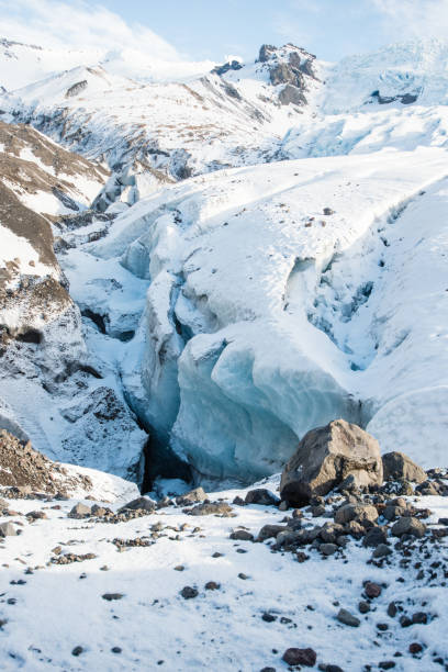 istock FALLJOKULL('Falling Glacier') is an outlet glacier from the Vatnajokull ice cap, Iceland. 849132304