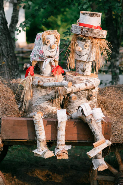 istock couple in love, woods, logs. handmade. trees forest 849137026