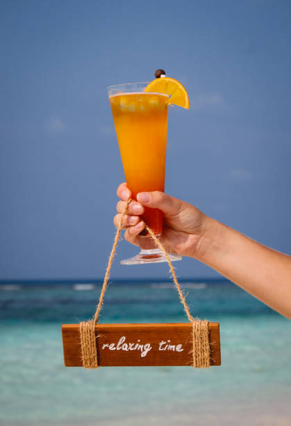 istock Orange Cocktail by the sea 849137488