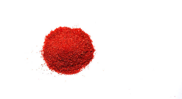 istock Quartz sand pile isolated white background 849146794