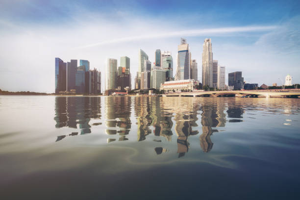 istock Singapore Skyline at Sunrise at Marina Bay 849148004