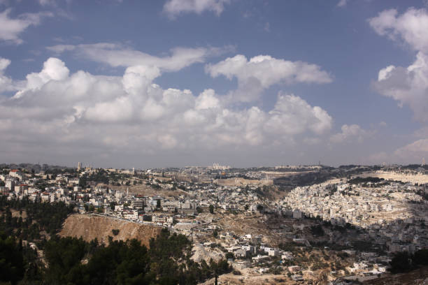 istock Jerusalem old city panoramic aerial view 849163212