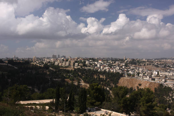 istock Jerusalem old city panoramic aerial view 849163390