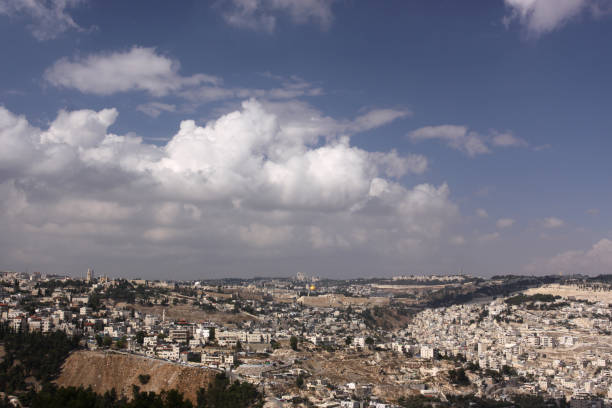 istock Jerusalem old city panoramic aerial view 849165814