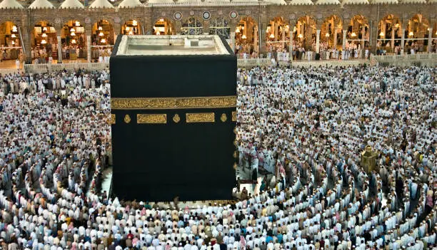 Prayer at mecca kaabah - Saudi Arabia
