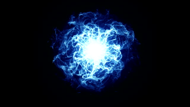Energy Ball effect Blue