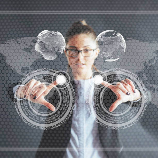 istock Innovative technologies in science and medicine. Technology to connect. The concept of security. 849182506