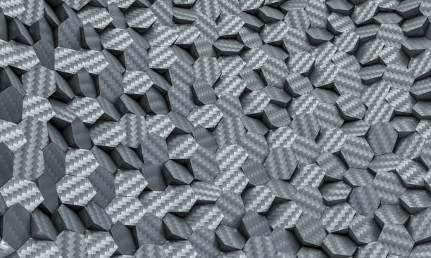 istock carbon fiber poligonal background 849188902