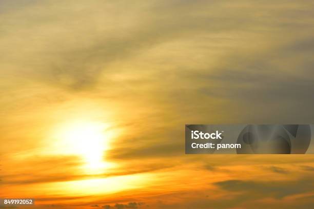 The Sky With Clouds Beatiful Sunset Background Stock Photo - Download Image  Now - Abstract, Awe, Beauty - iStock