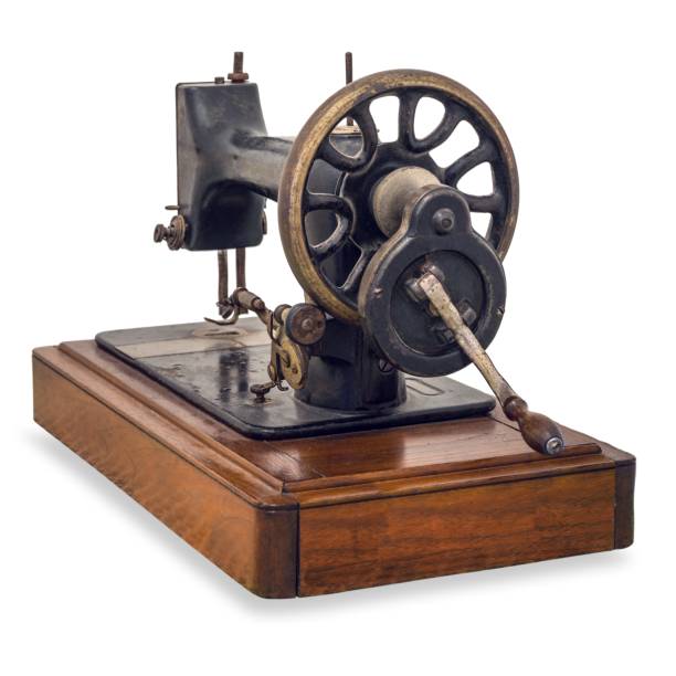 istock vintage sewing machine isolated on white 849192250