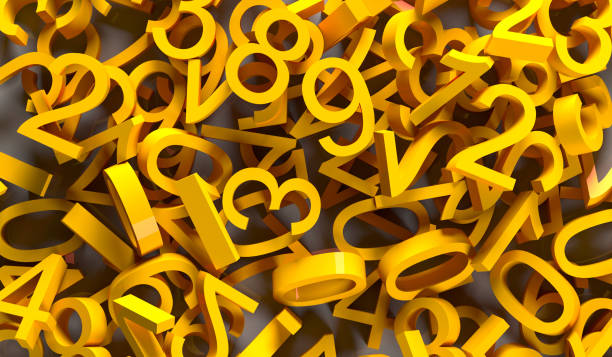 istock 3D Rendering Pile Of Numbers 849193158