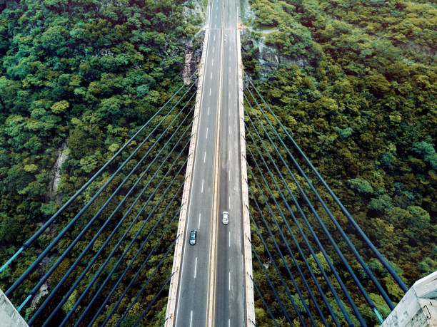 istock Aerial view of a bridge 849193324