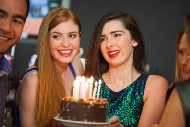istock Friends celebrating birthday together 849196198