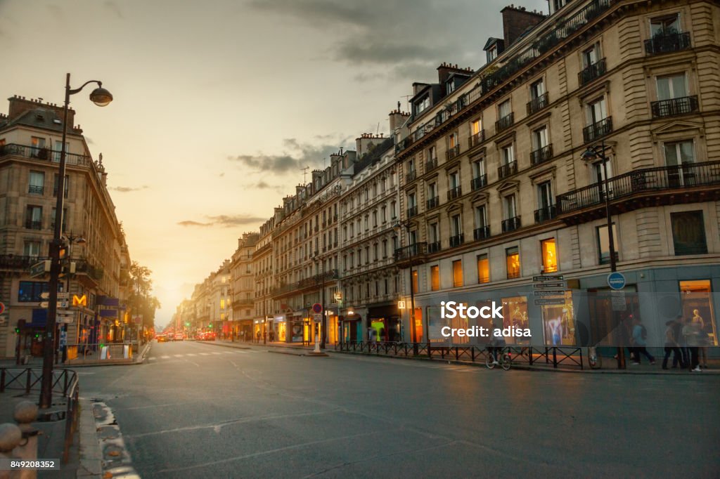 Rue de Rivoli, Paris, France Paris - France Stock Photo