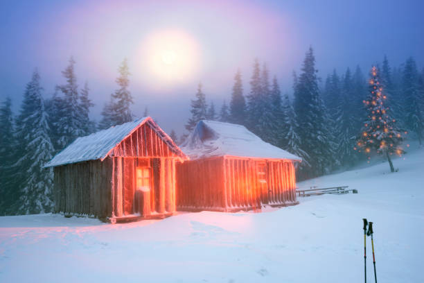 istock Refuge in winter travelers 849212236