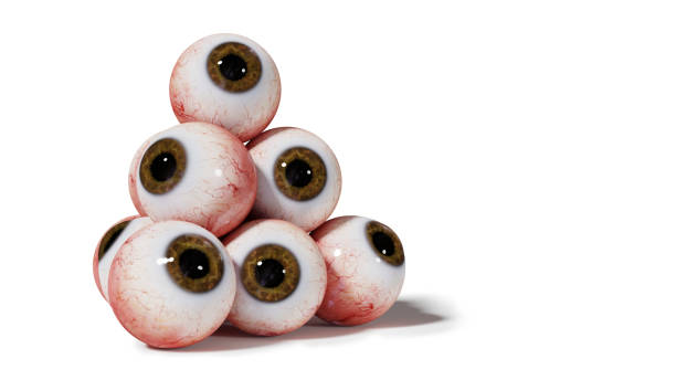 istock eyeball pyramid with realistic human eyes with brown iris isolated on white background 849212538