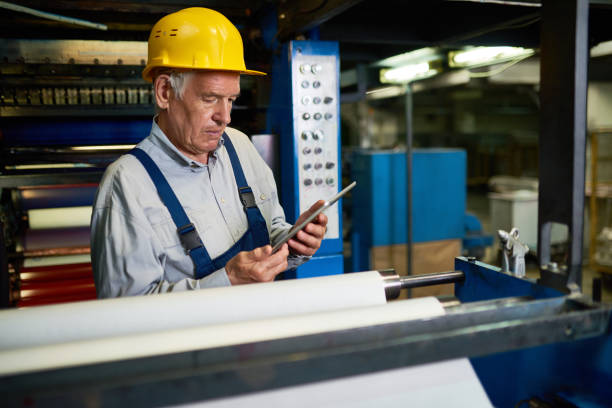 istock Mature Worker at Modern Plant 849215974