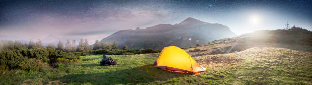 istock Tent in the mountains 849216002
